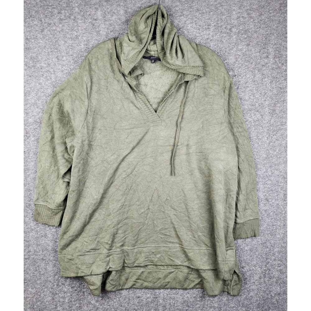 Jane + Delancey Hoodie Womens 2Xβ V-Neck High-Low Relaxed Pullover Sweatshirt